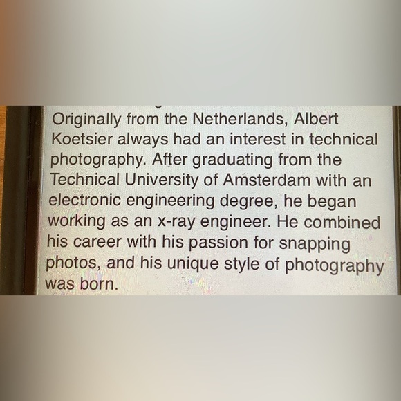 Albert Koetsier Signed Art Print Aspen Leaves Brushed Nickel Frame - Picture 11 of 12